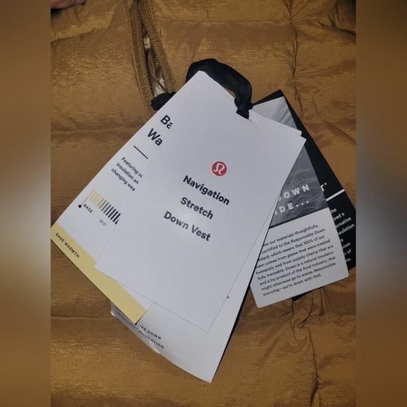 Lululemon Navigation Stretch Down Vest Spiced Bronze Size 2. - Picture 9 of 16